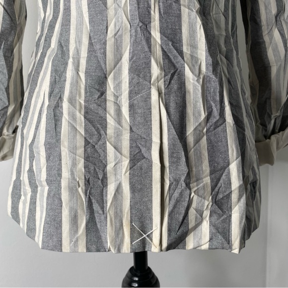 Dalia Grey Striped Lined Blazer NWT - Picture 8 of 11